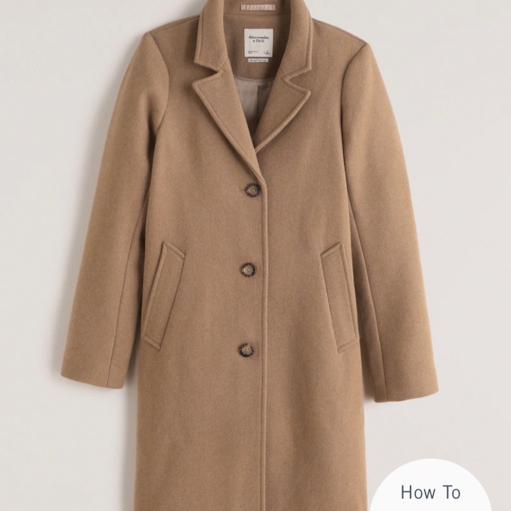 Brand new with tags size small (runs large) Wool-Blend Dad Coat